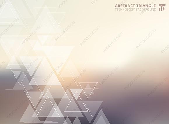 Abstract Blurred Background Triangles