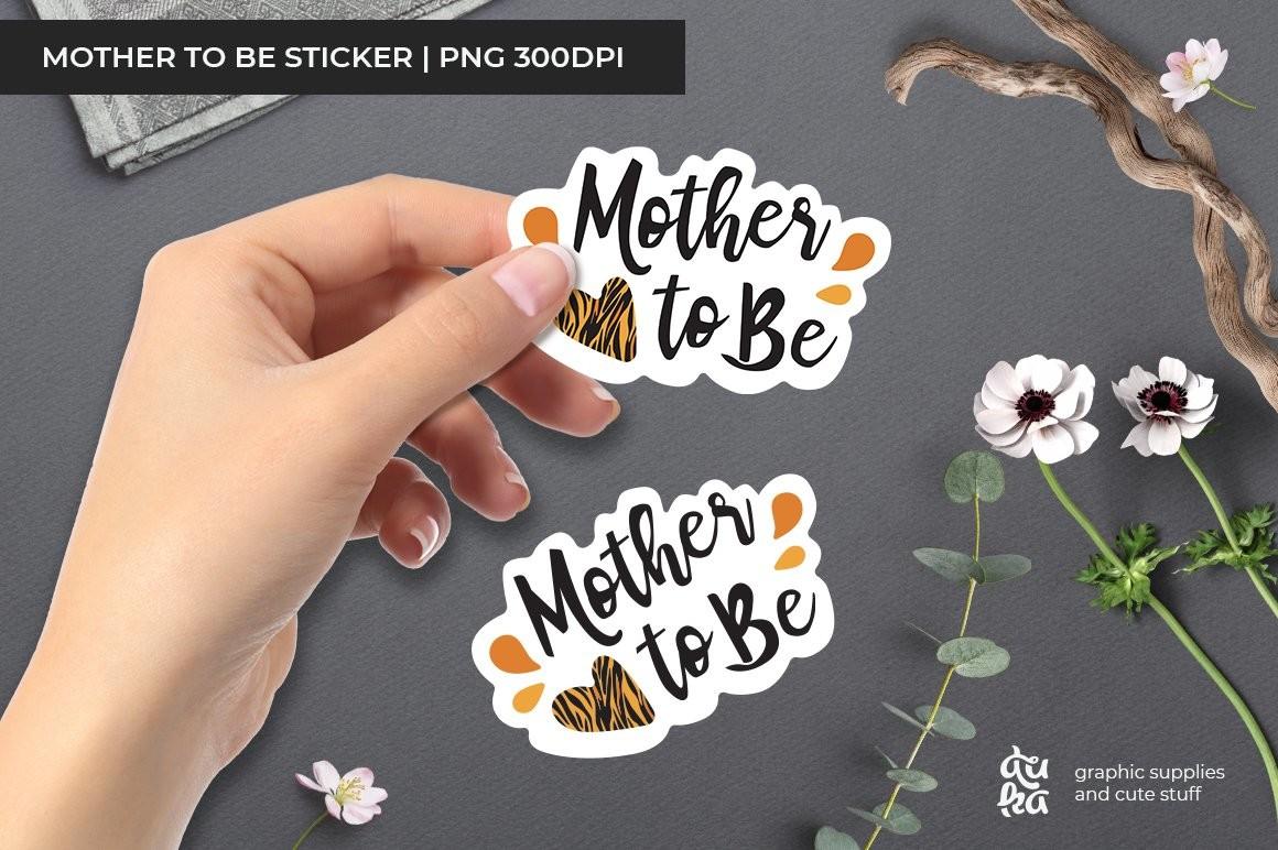 Mother to Be - Sticker PNG