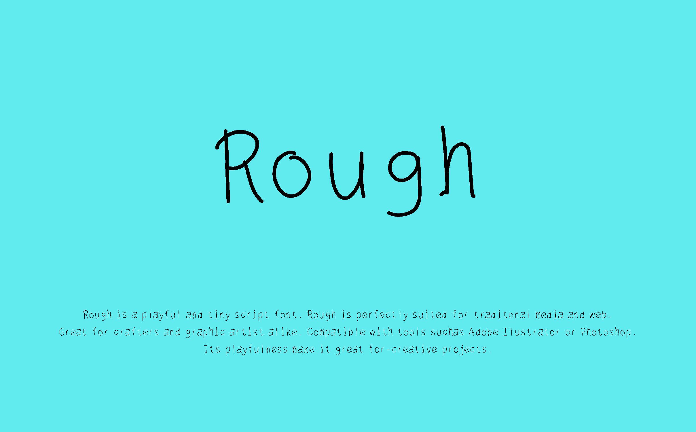 Rough Font