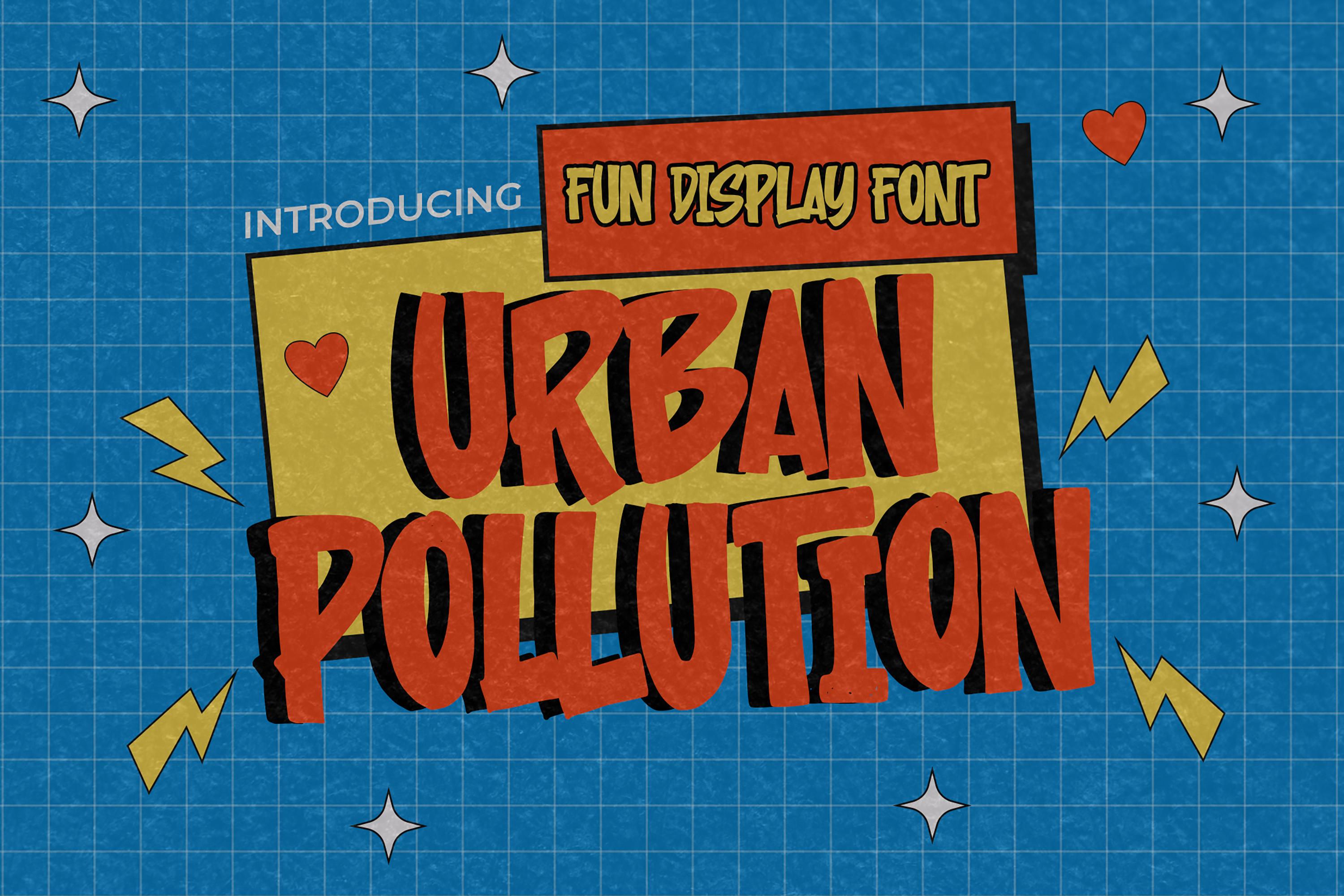 Urban Pollution Font