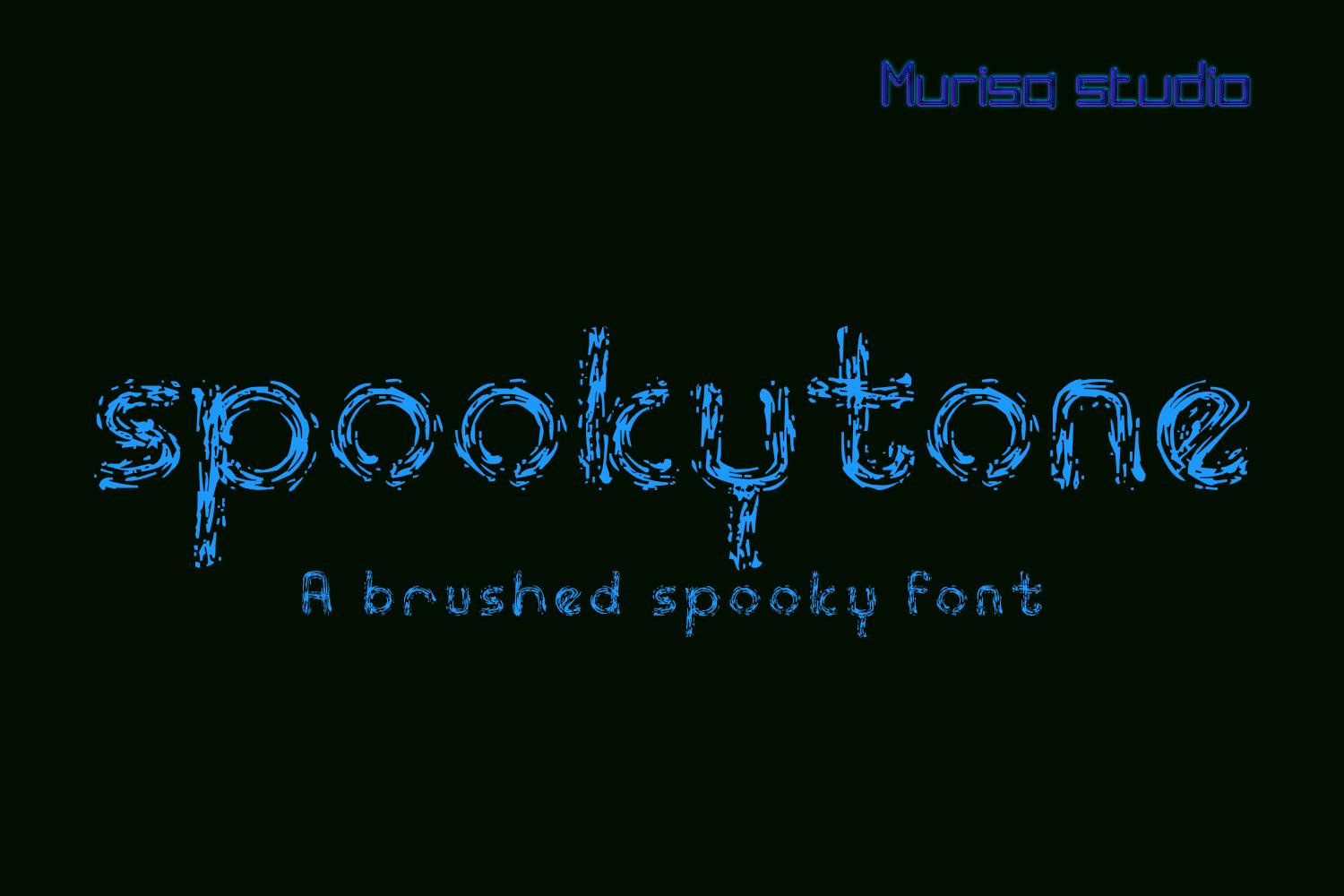 Spookytone Font