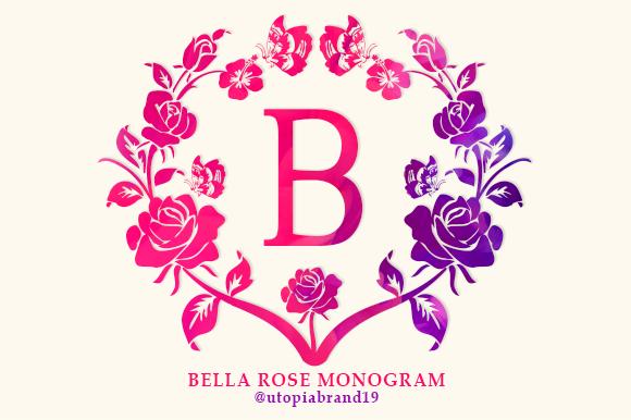 Bella Rose Monogram Font