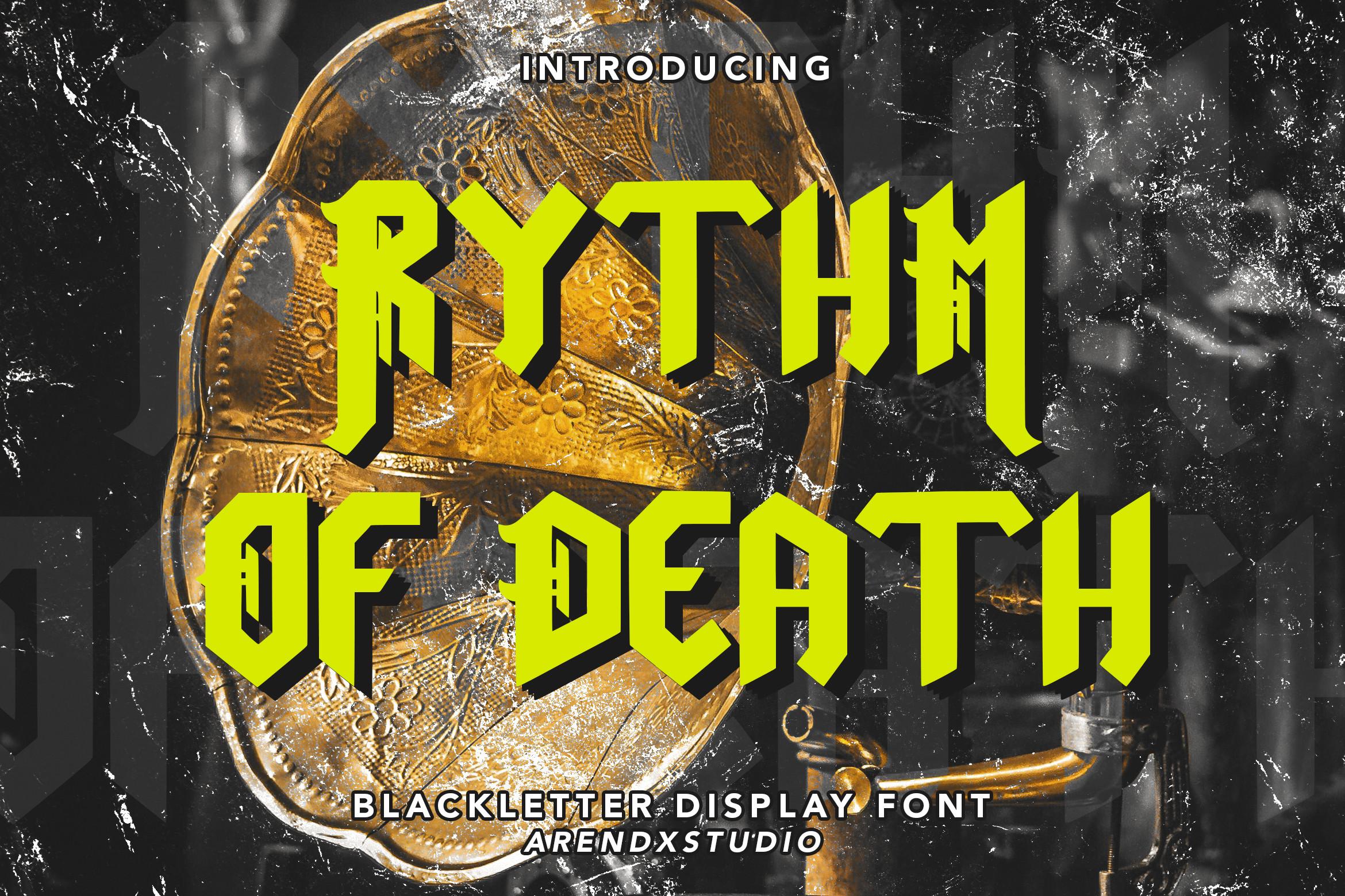 Rythm of Death Font