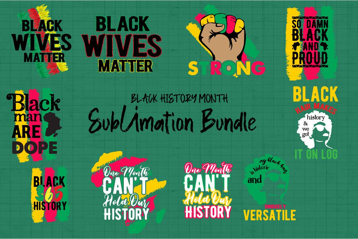 Black History Month Sublimation Bundle