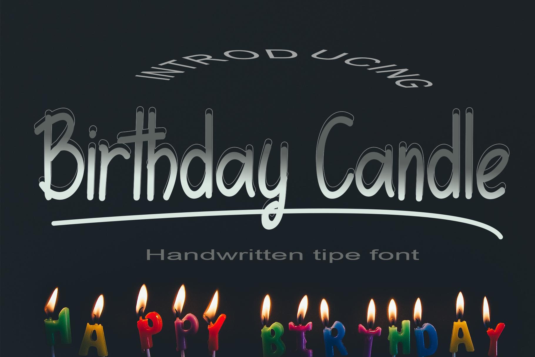 Birthday Candle Font