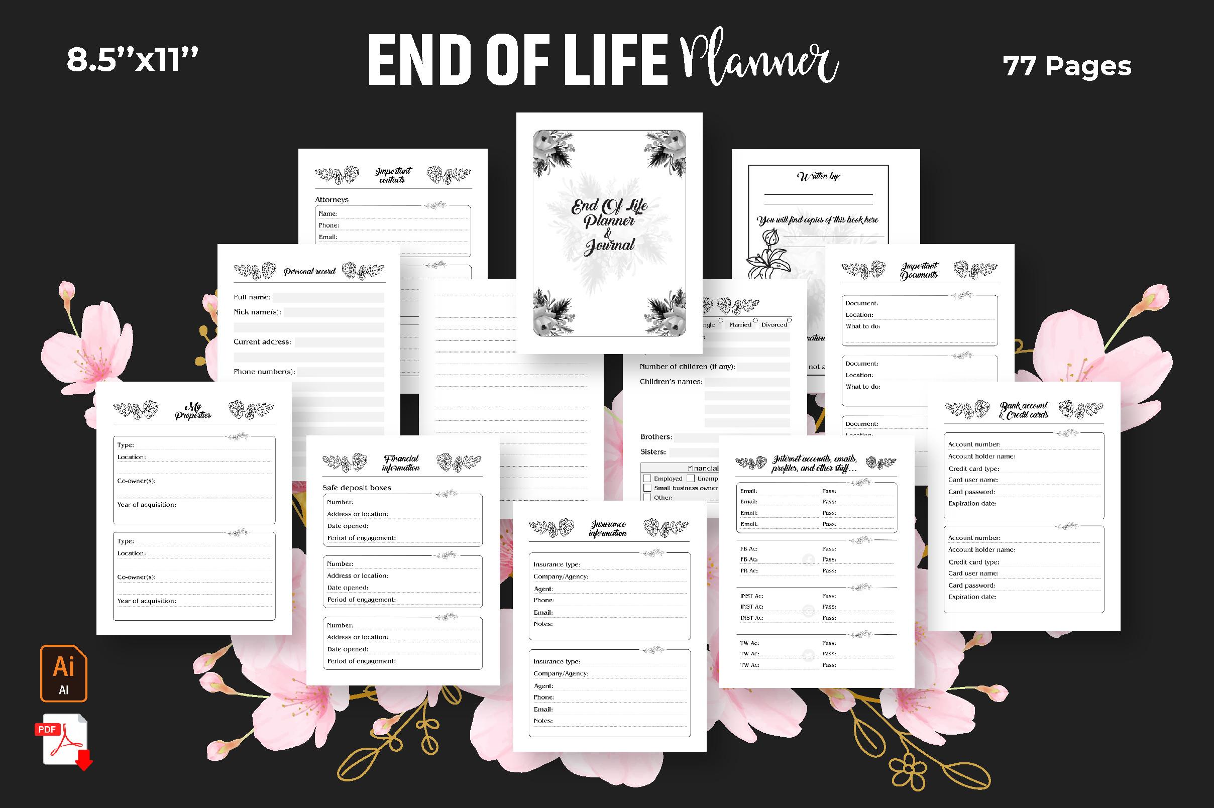 End of Life Planner - KDP Interior