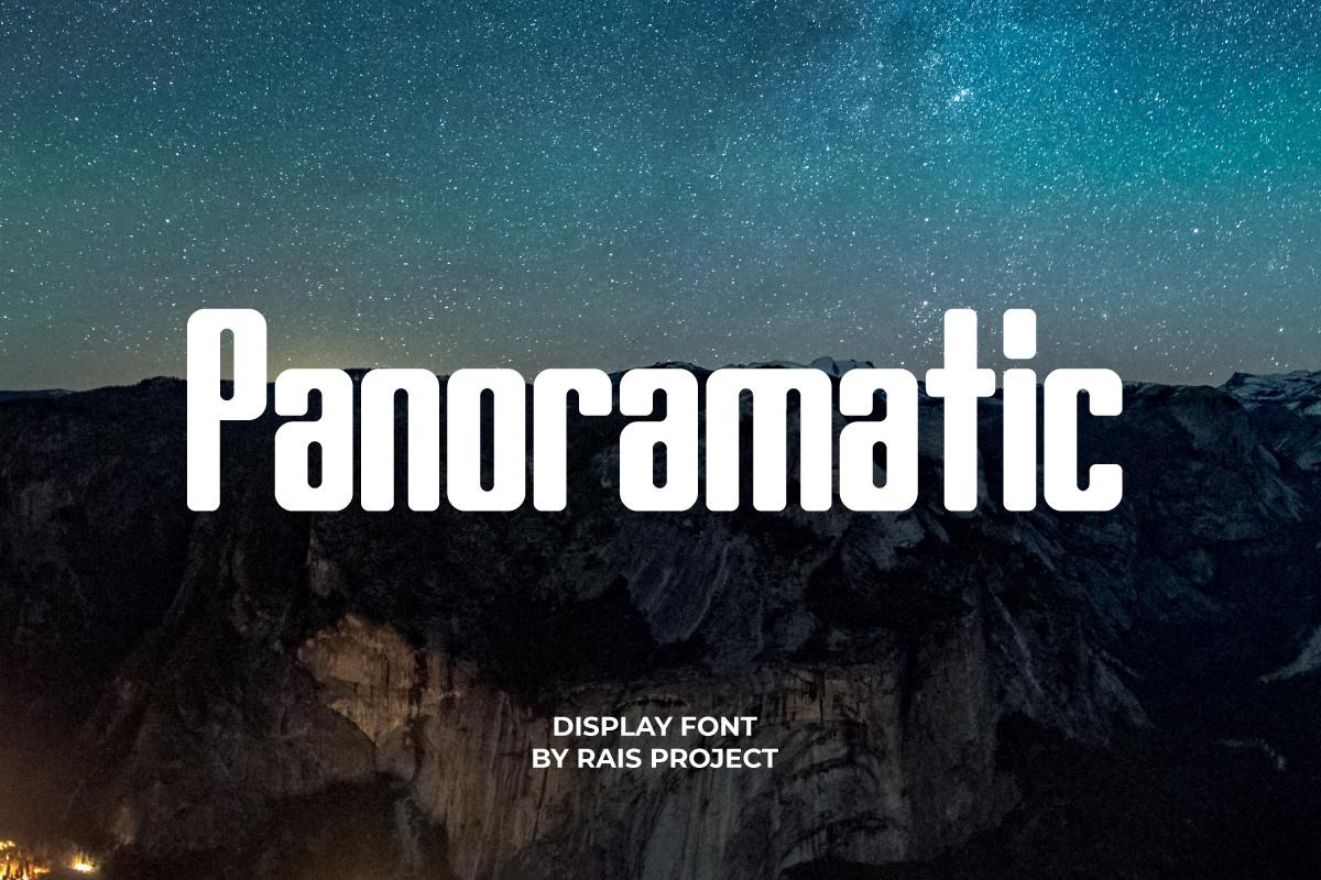 Panoramatic Font