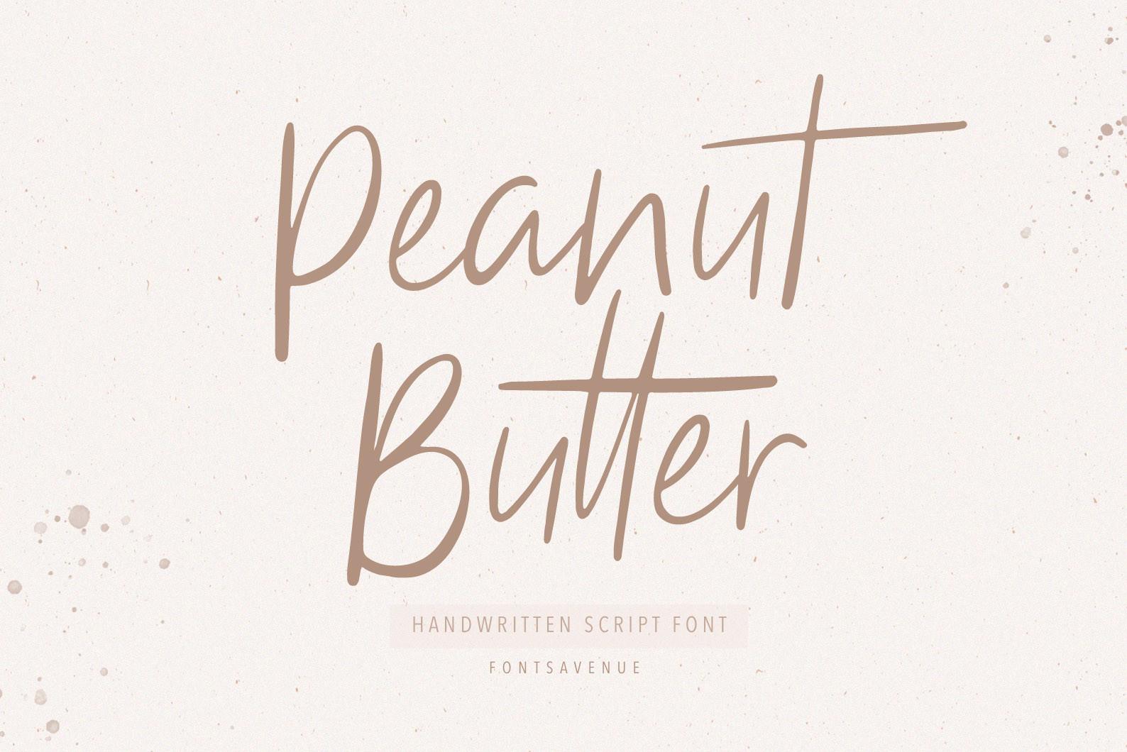 Peanut Butter Font