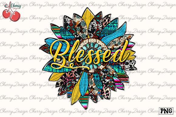 Blessed Sunflower Western Sublimation