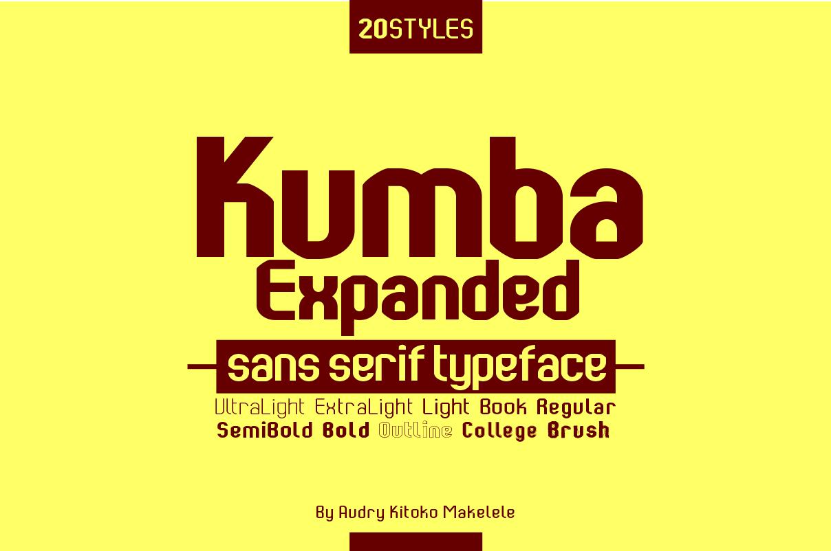 Kumba Expanded Font