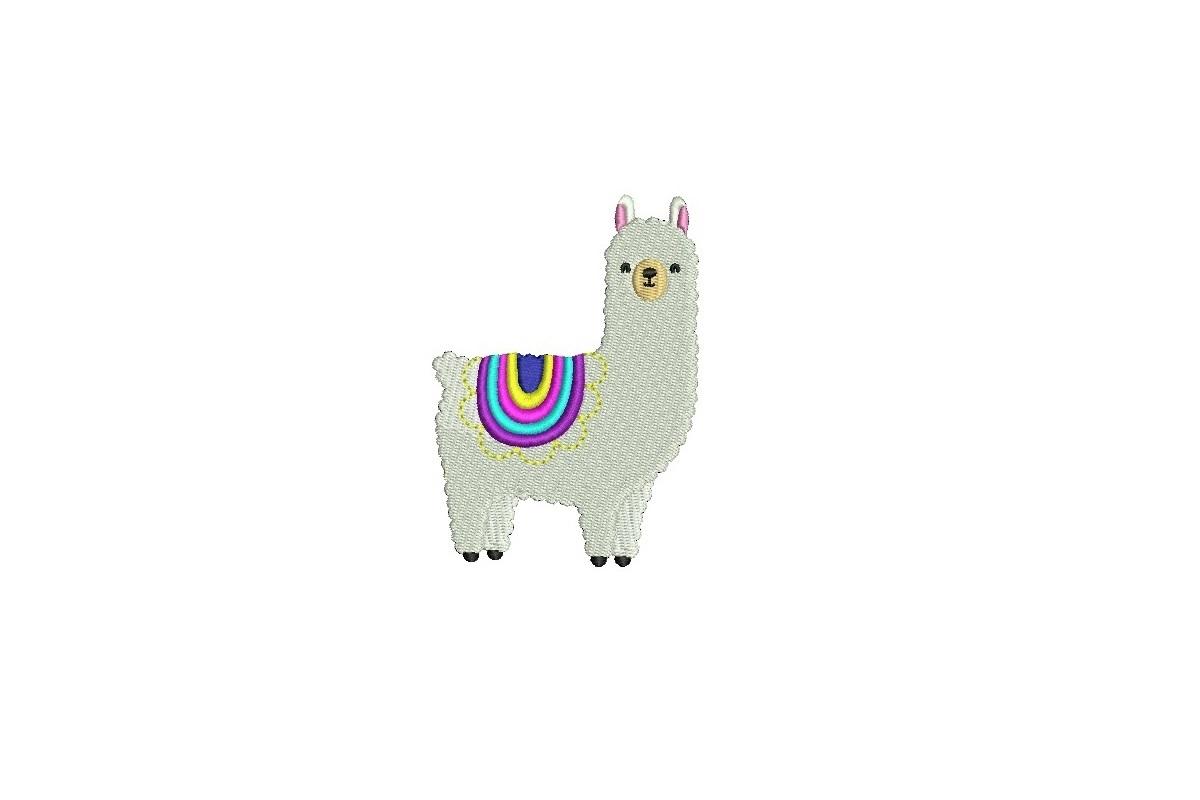 Llama Embroidery Design