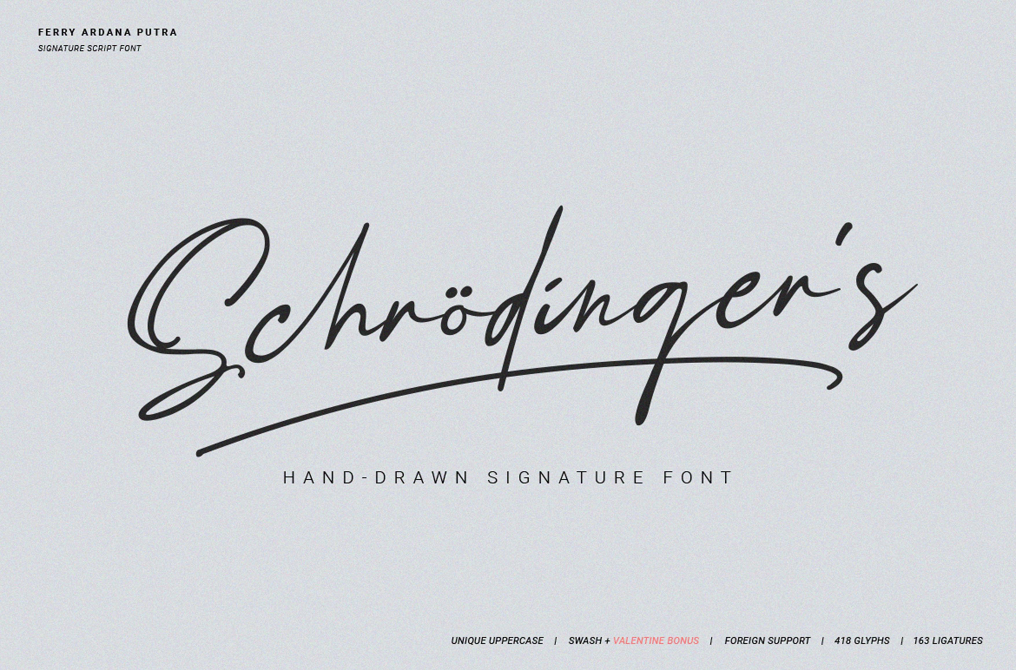 Schrödinger's Font