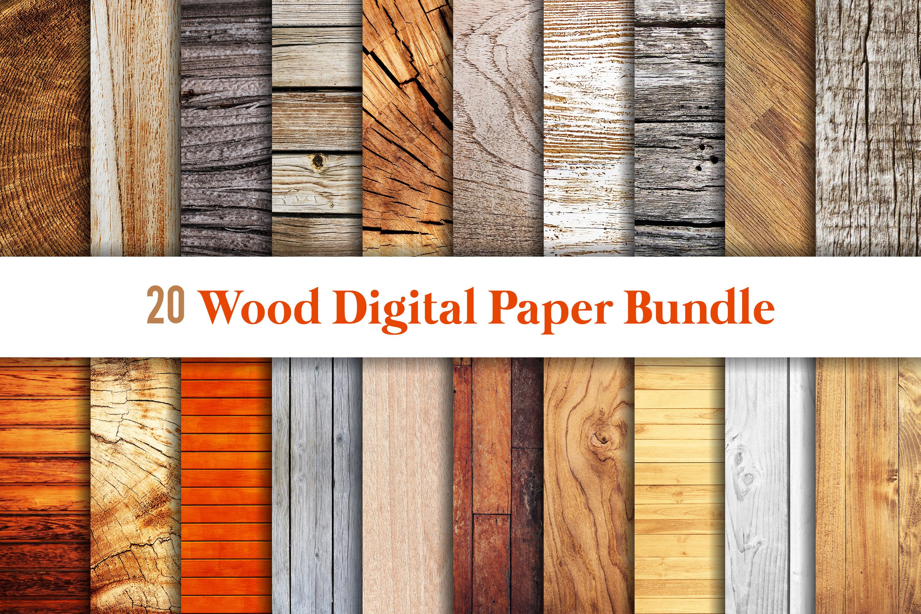 Wood Digital Paper, Wood Background