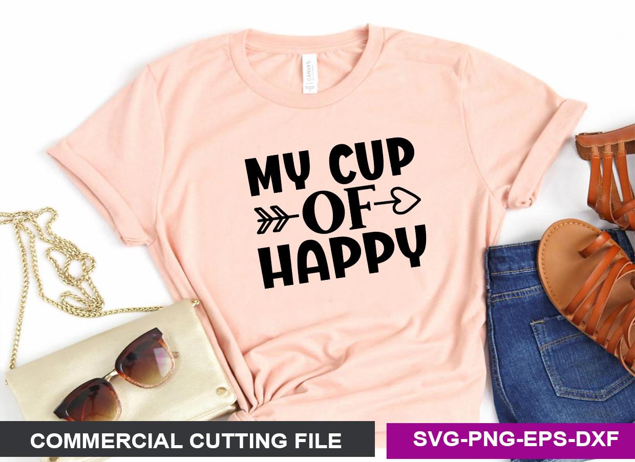My Cup of Happy SVG
