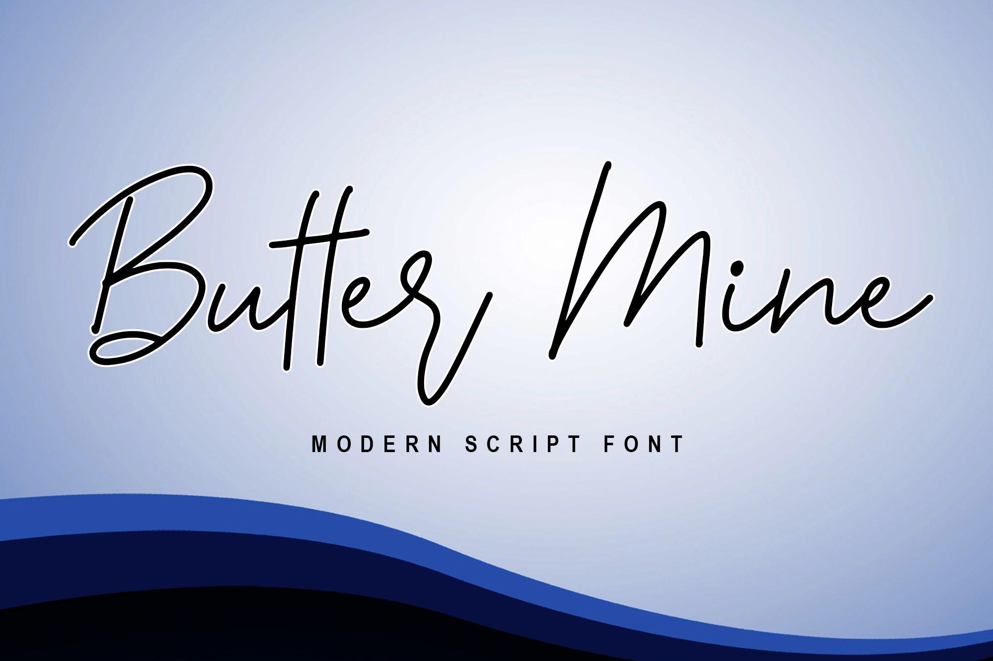 Butter Mine Font