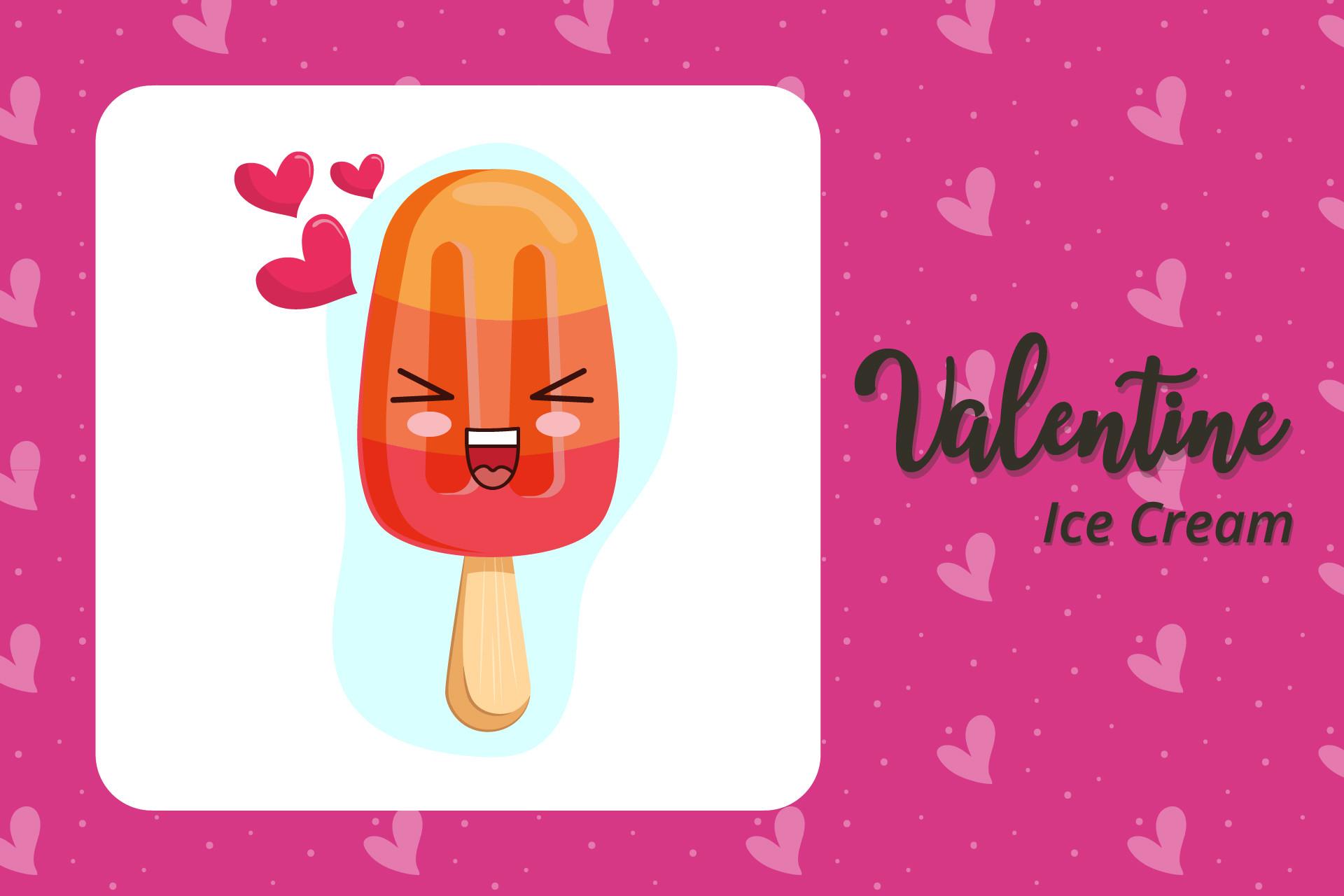 Valentine Funny Kawaii Ice Stick