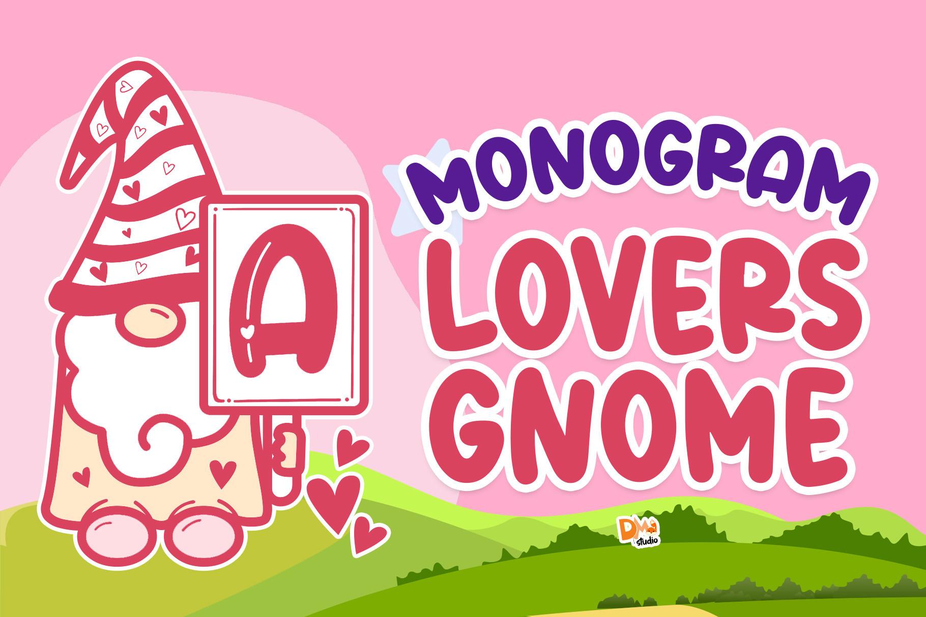 Monogram Lovers Gnome Font