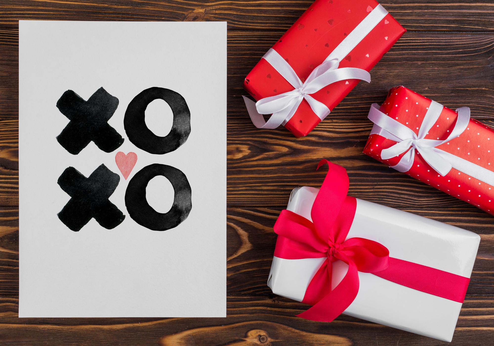 XOXO Card, Printable Valentines Card