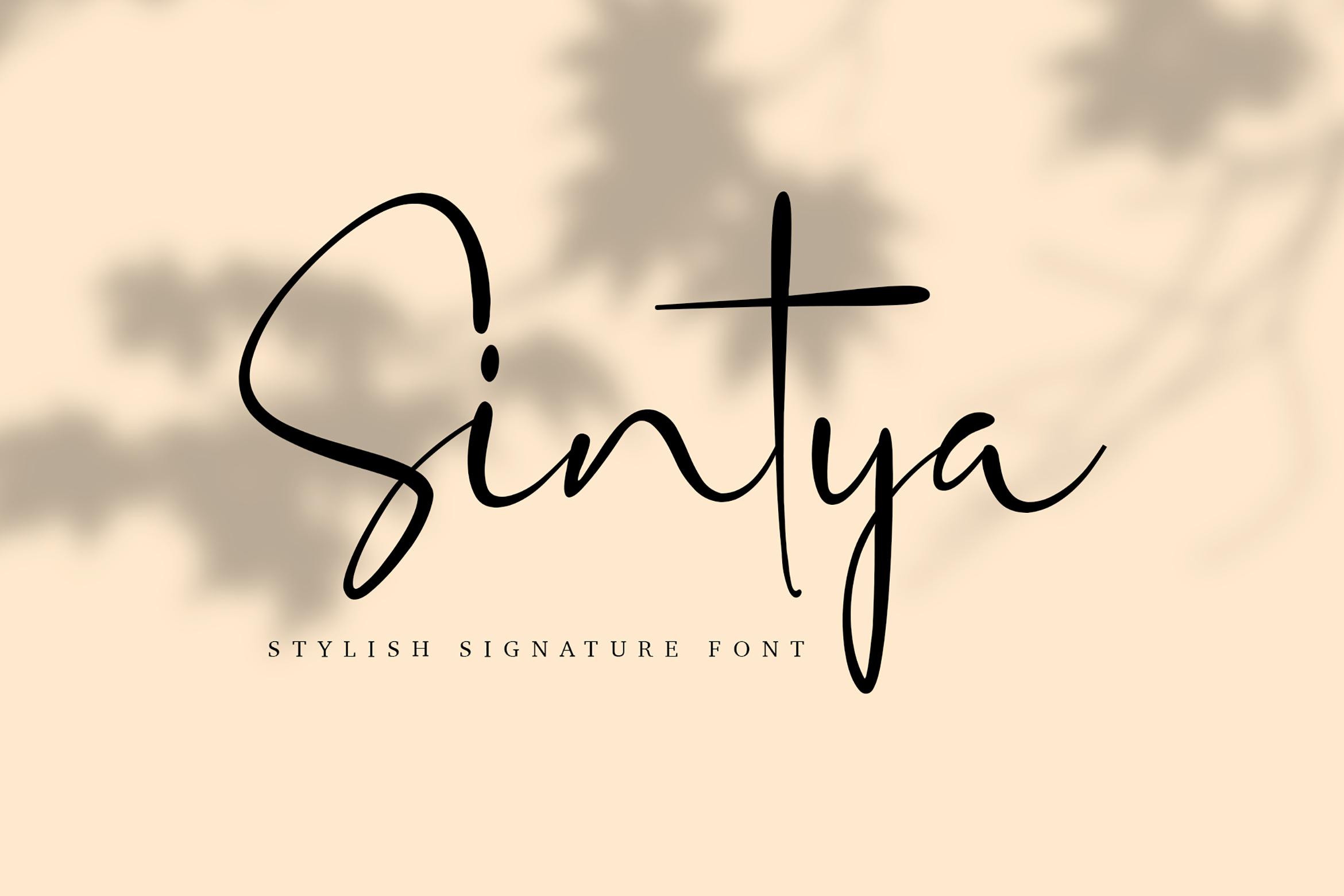Sintya Font