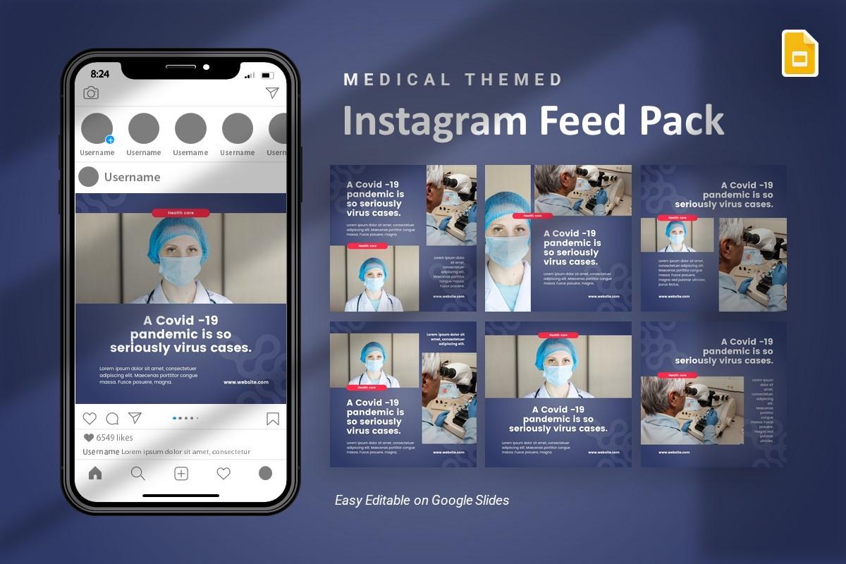 Instagram Feed - Medical Google Slides