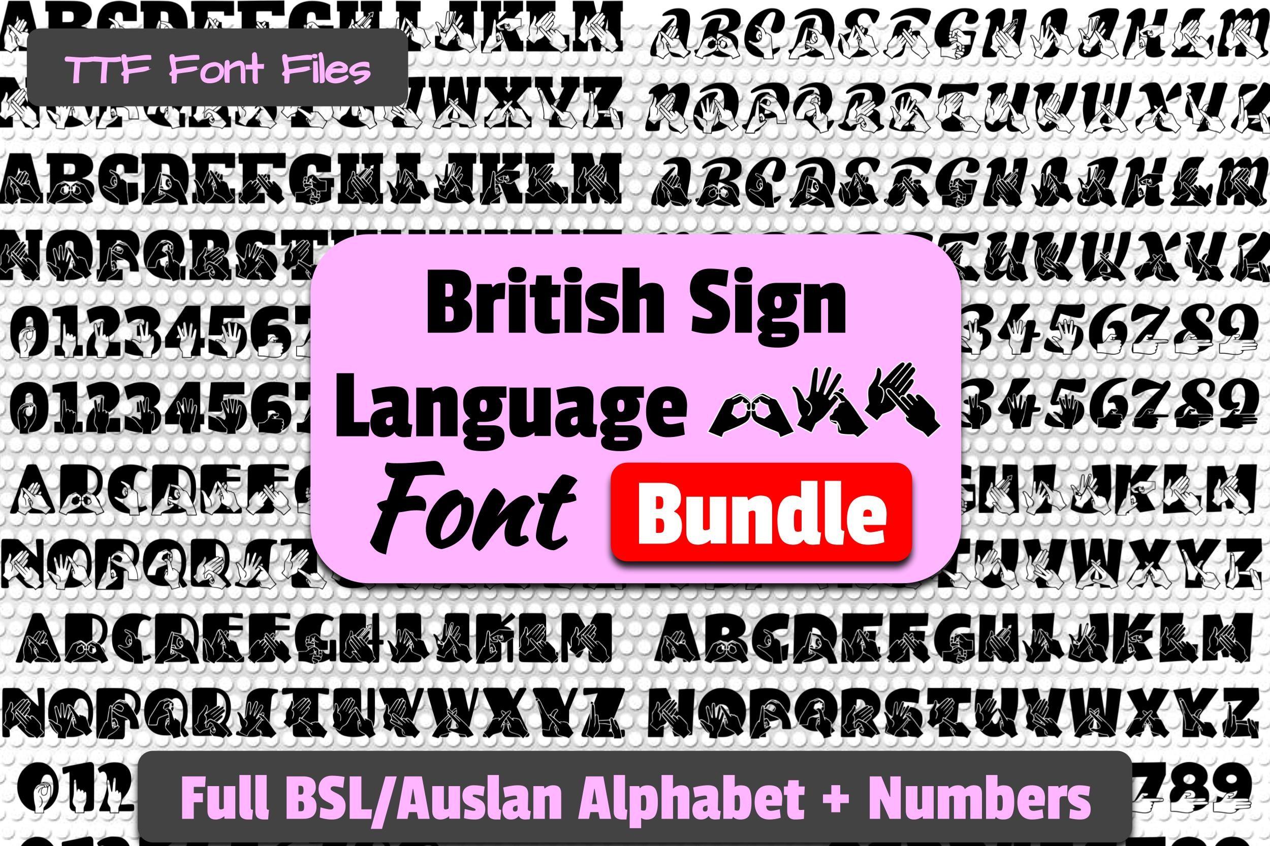 Able Lingo BSL 1-5 Font