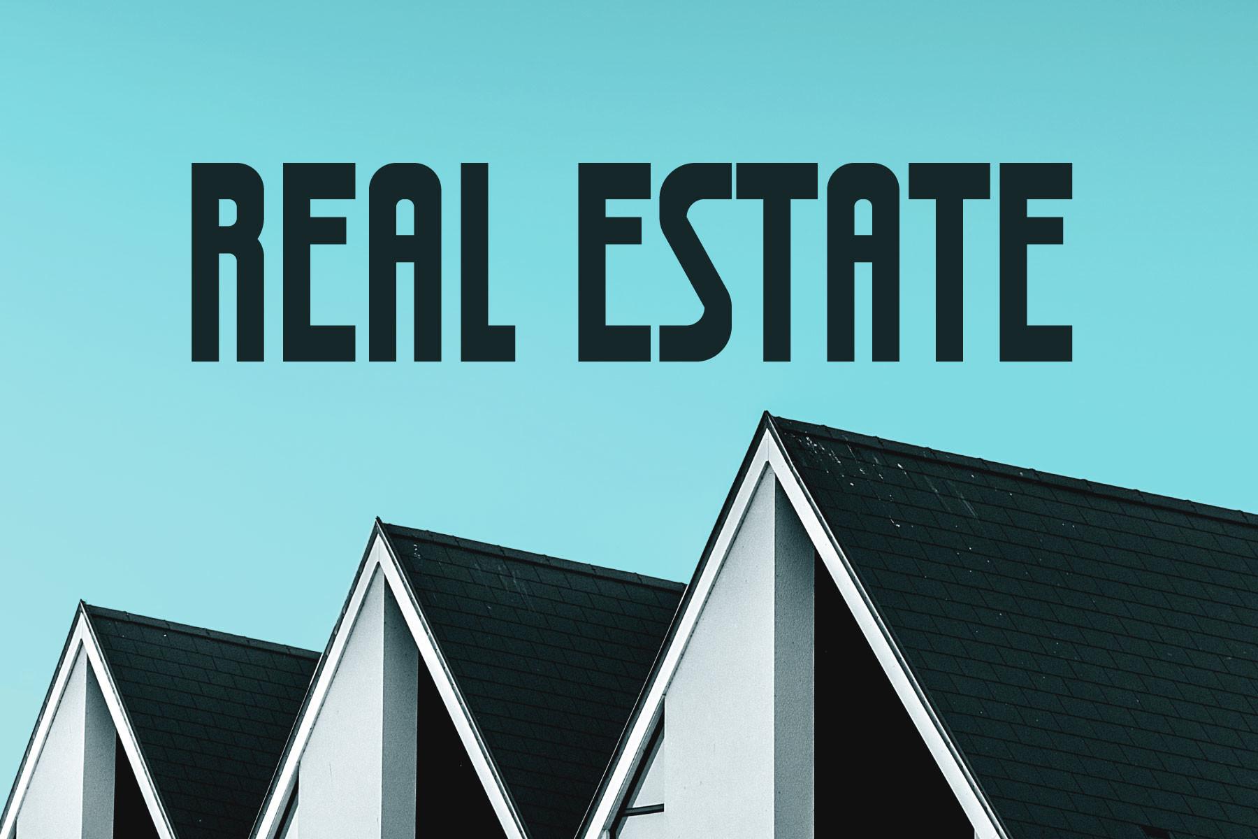 Real Estate Font