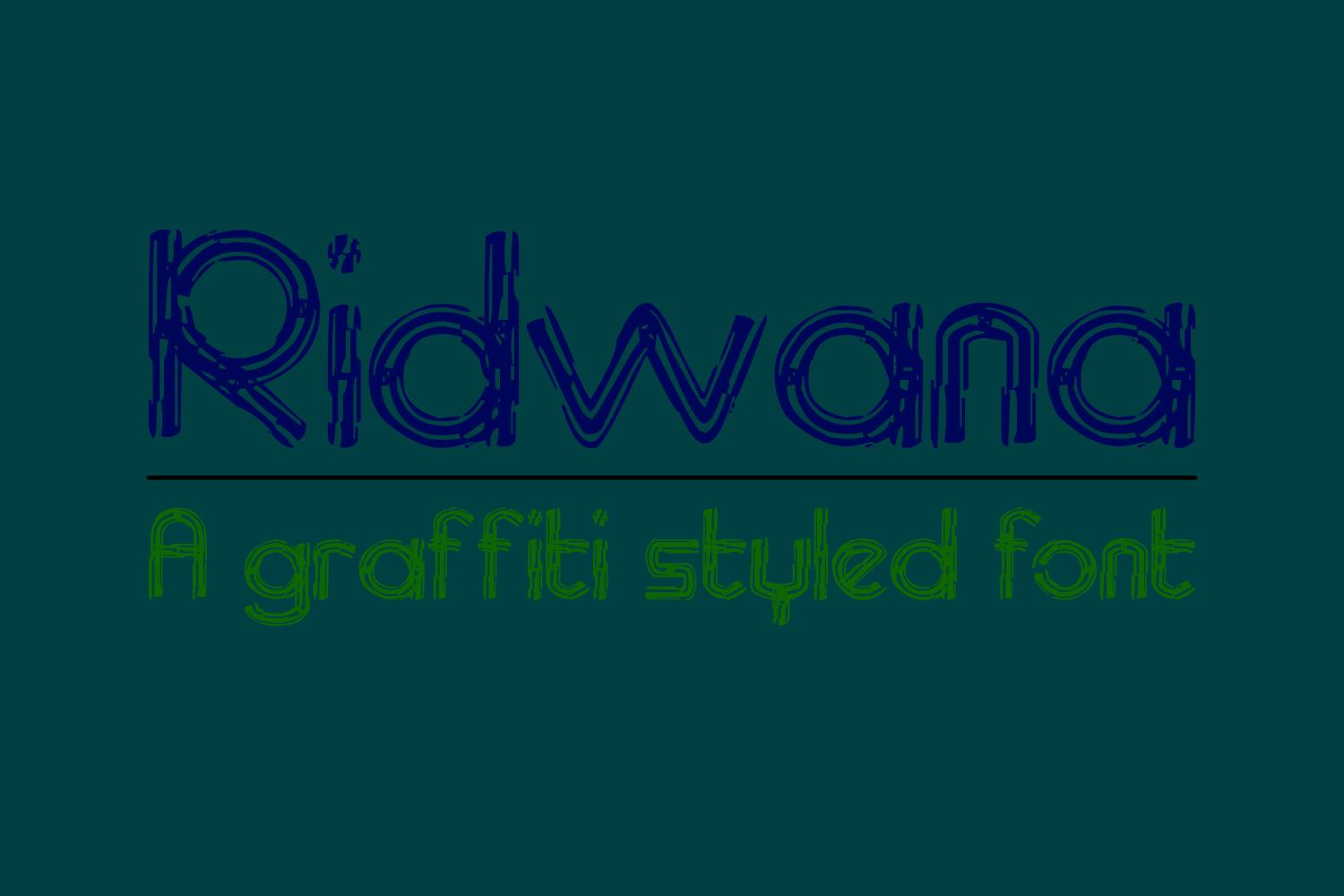 Ridwana Font