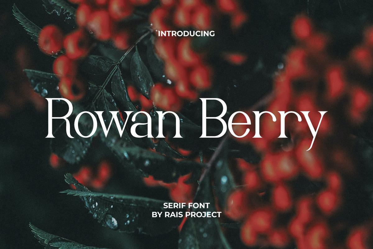 Rowan Berry Font
