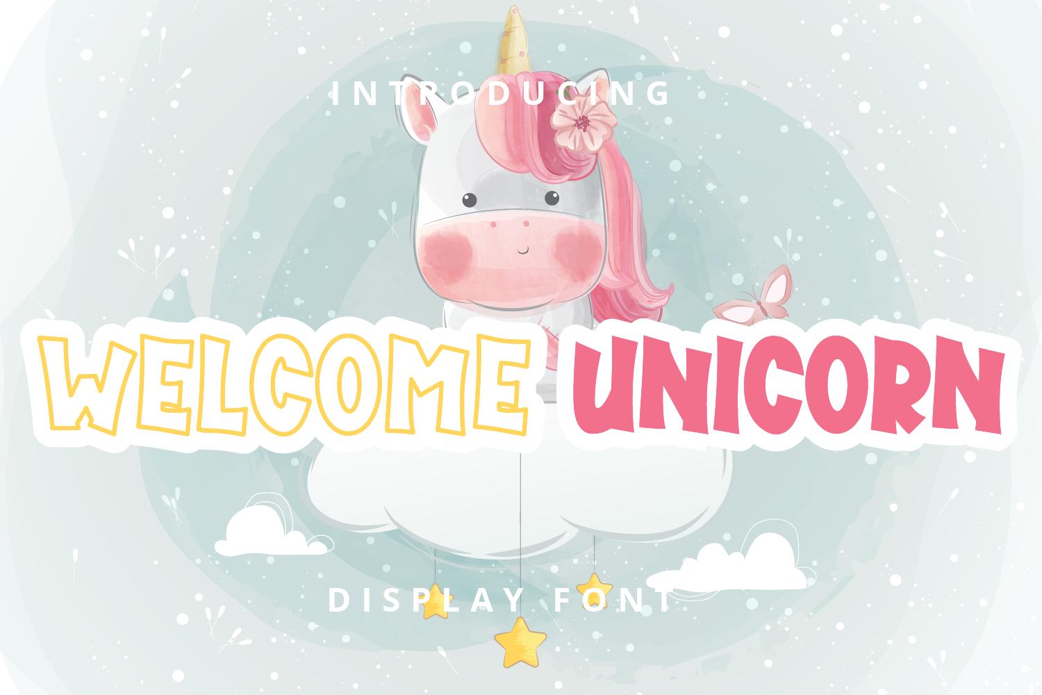 Welcome Unicorn Font