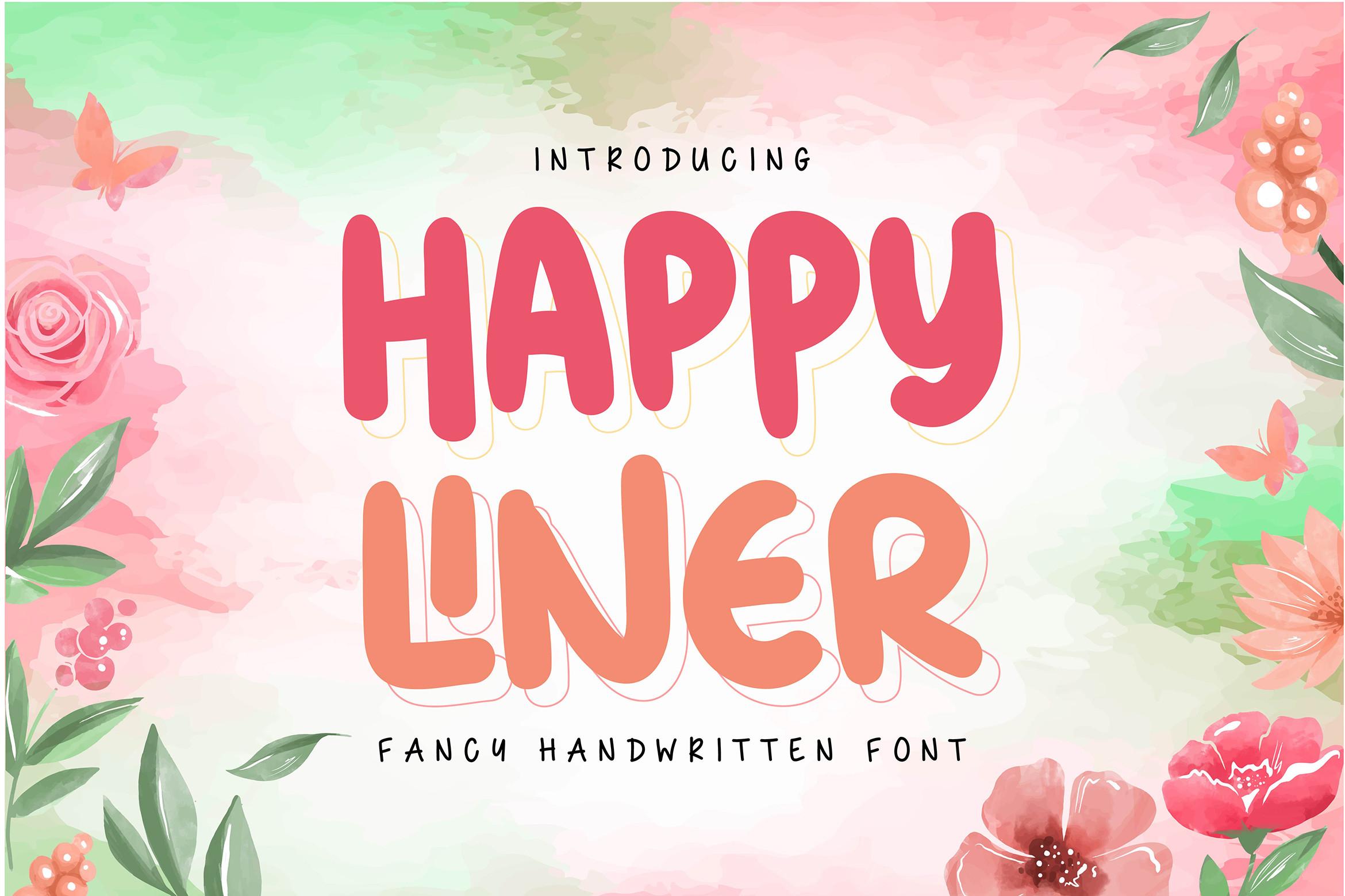 Happy Liner Font