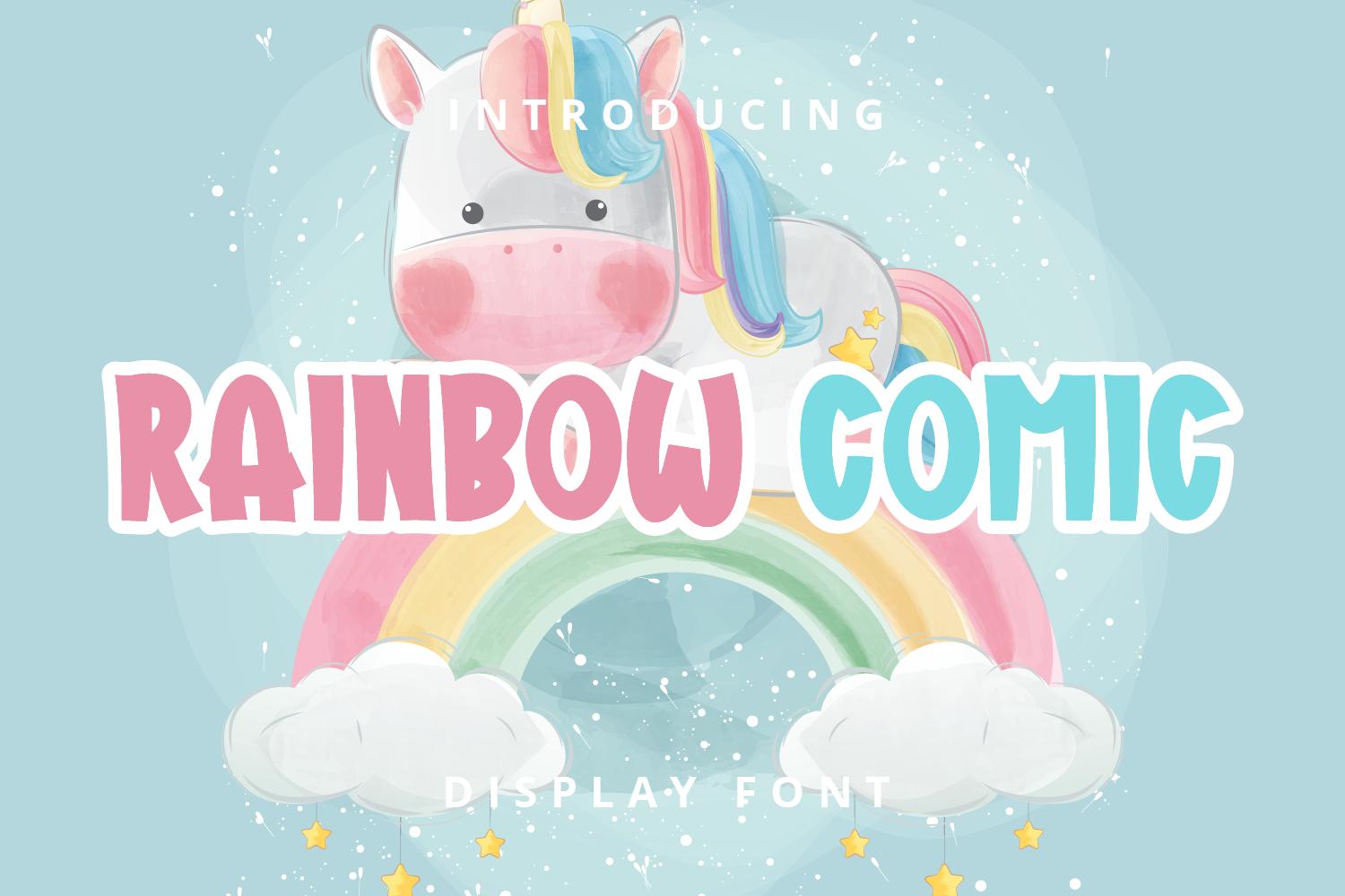 Rainbow Comic Font