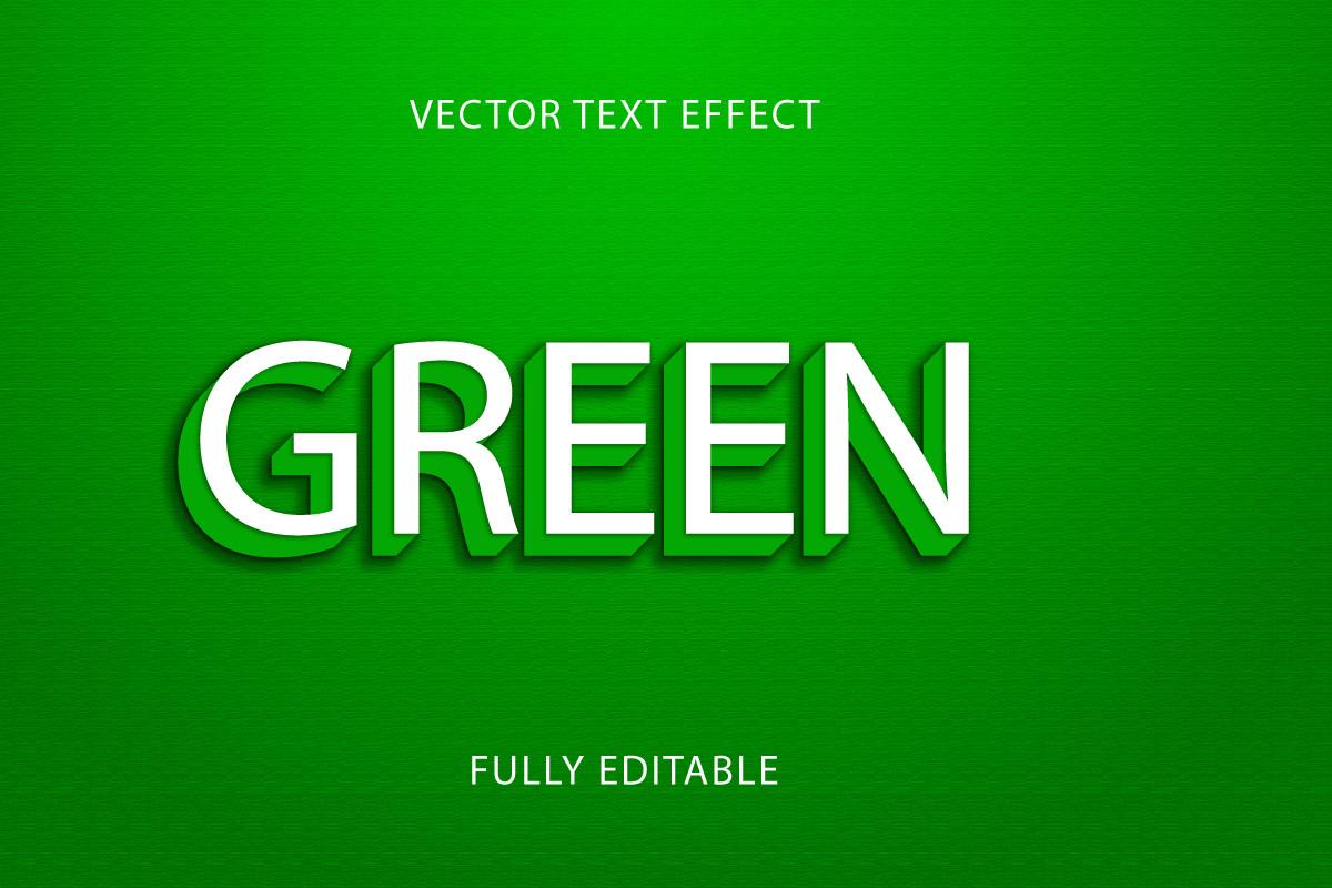 3D Editable Eps Vector Text Effect