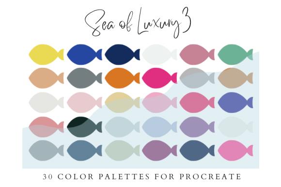 Sea of Luxury 3: Procreate Color Palette