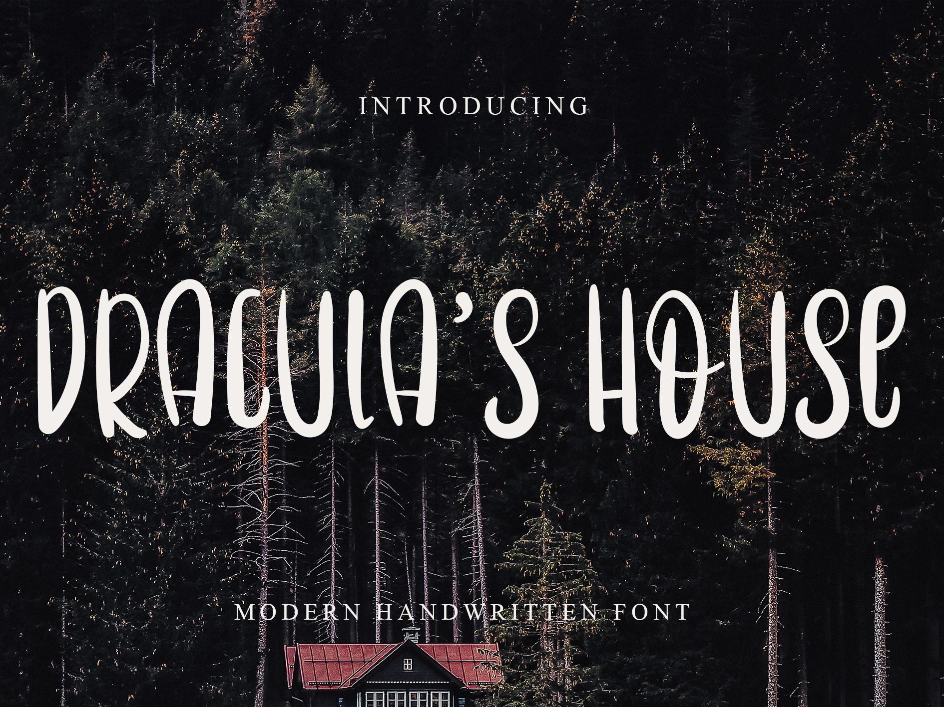 Dracula's House Font