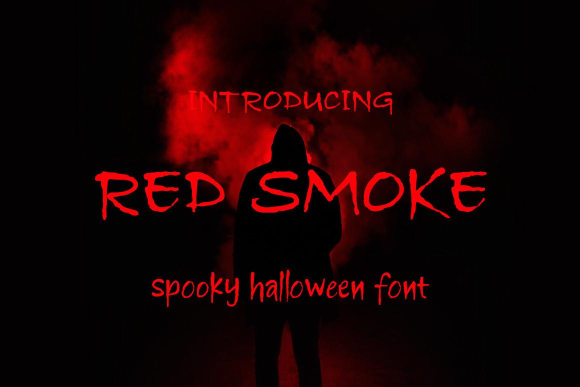 Red Smoke Font