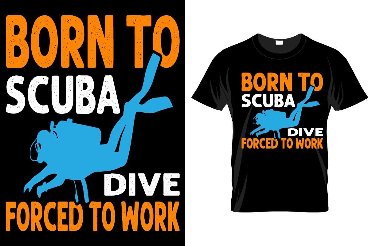 Scuba Diving T-Shirt Design