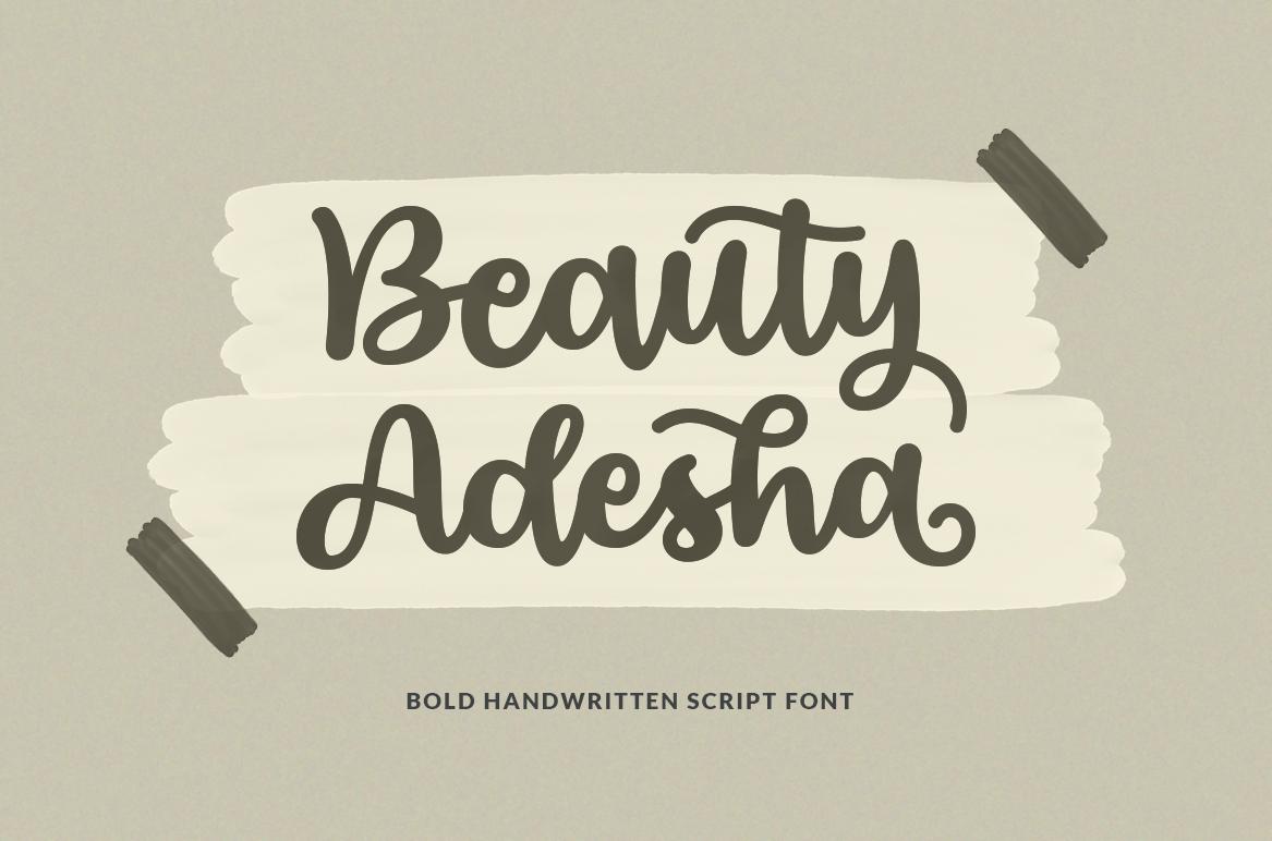 Beauty Adesha Font