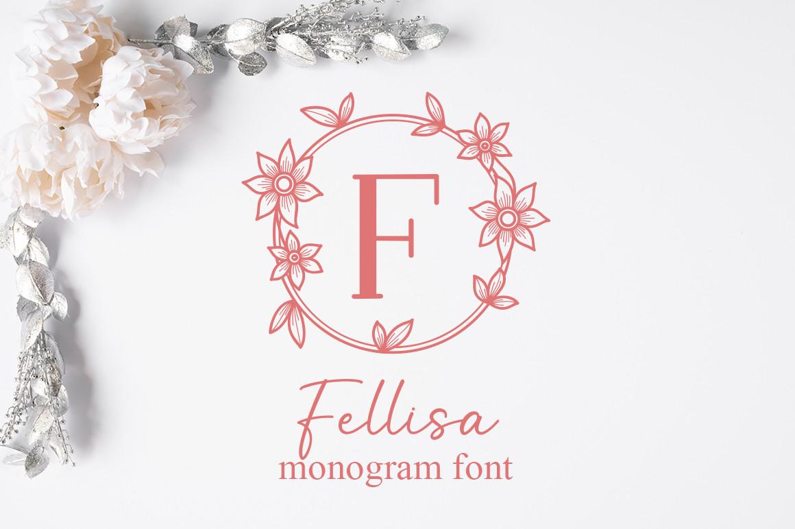 Fellisa Monogram Font
