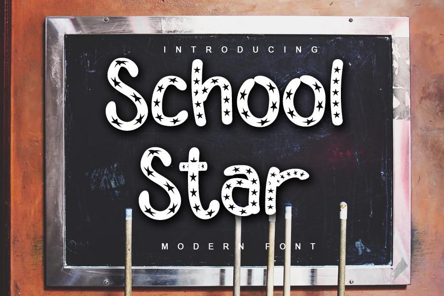 School Star Font