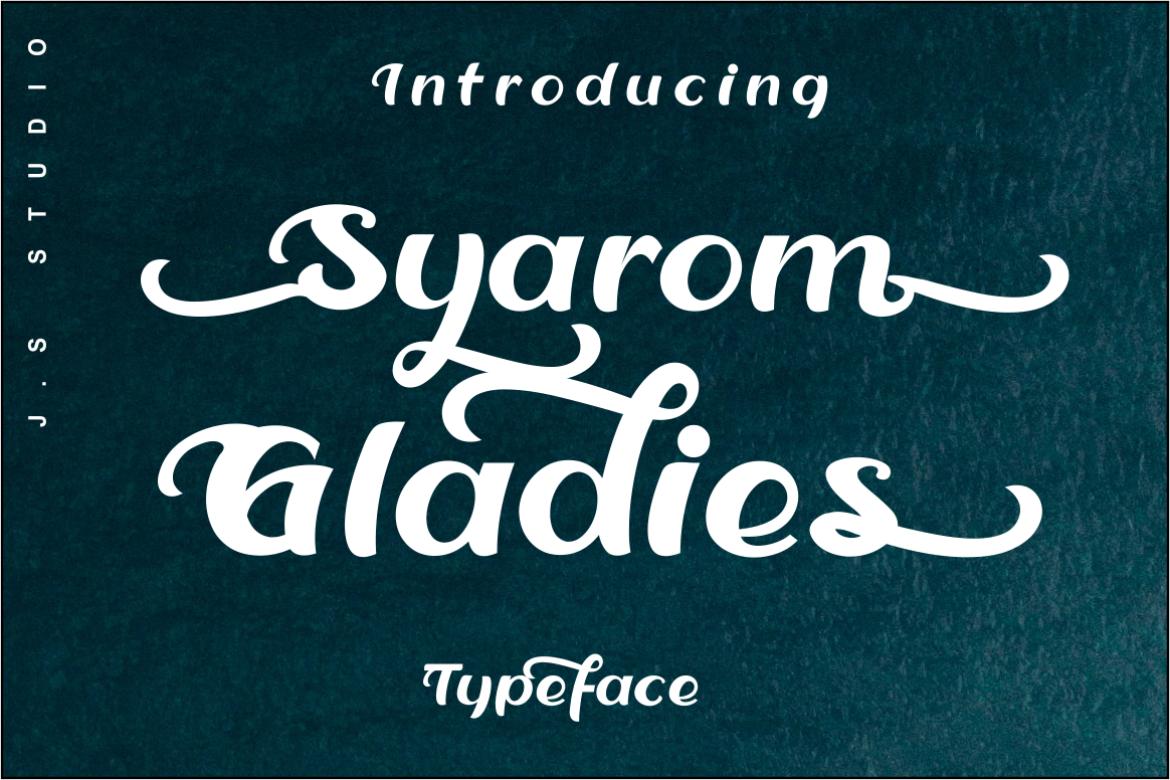 Syarom Gladies Font