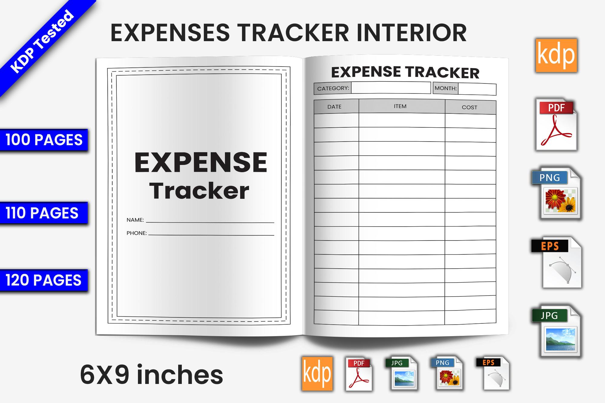 Expenses Tracker Log Book | KDP Interior
