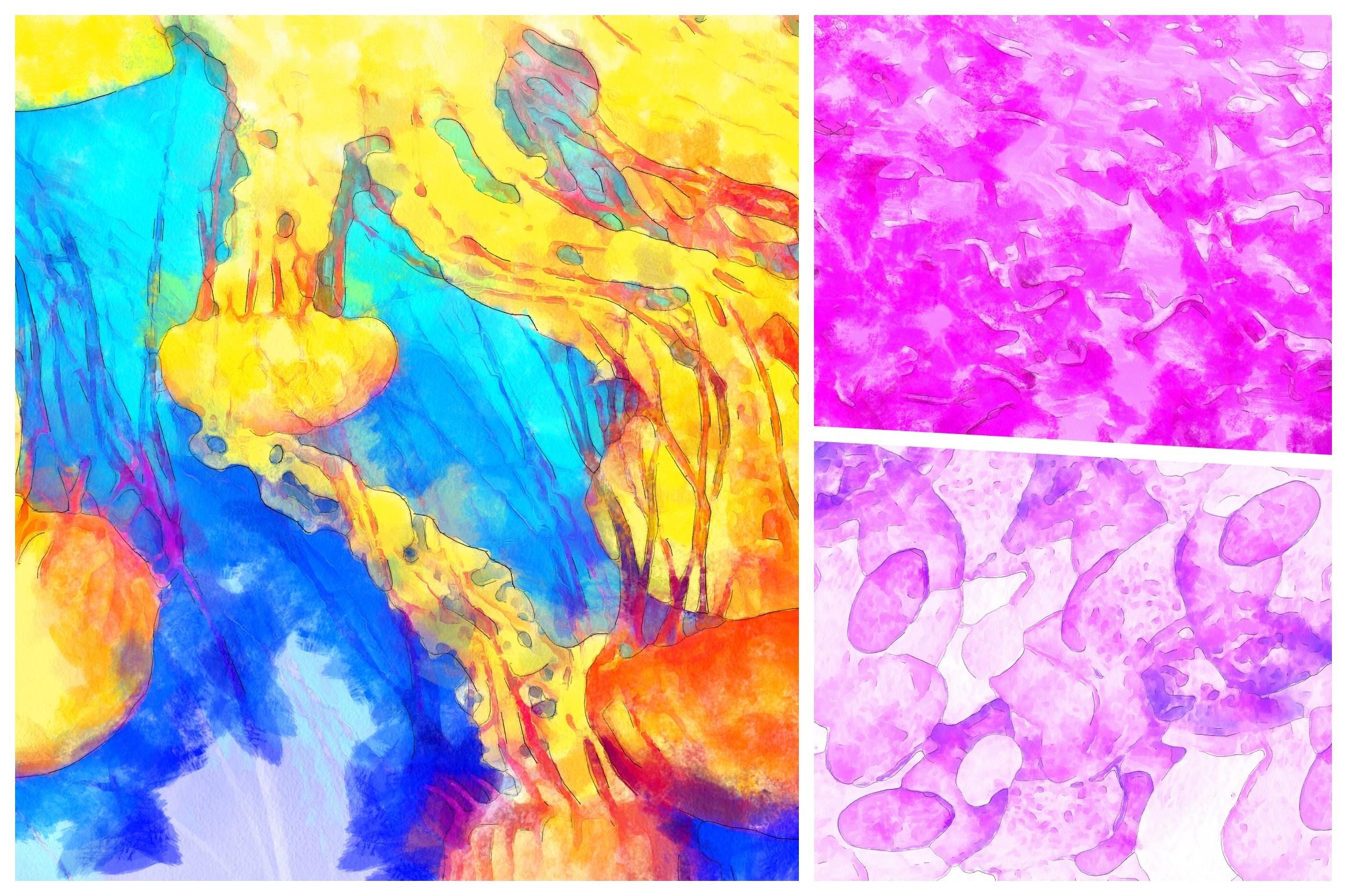 Watercolor Sublimation Background