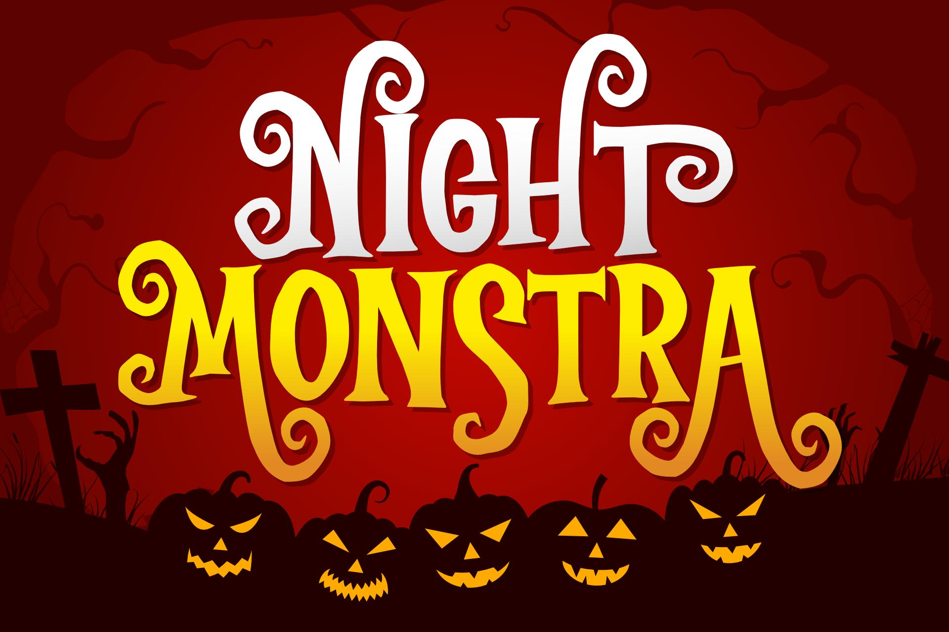Night Monstra Font