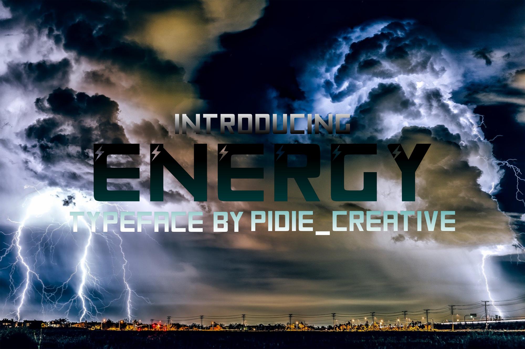 Energy Font