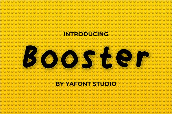 Booster Font