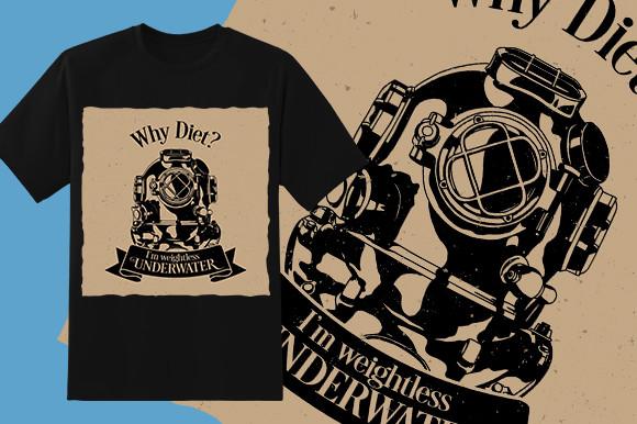 Diver T-Shirt  Design