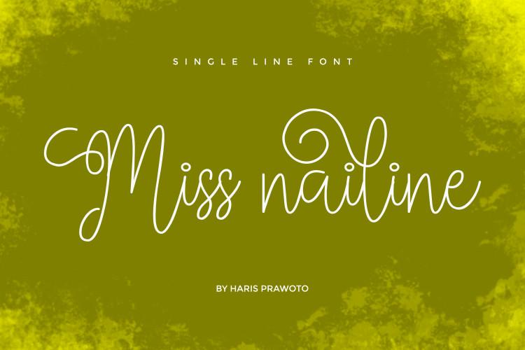 Miss Nailine Font