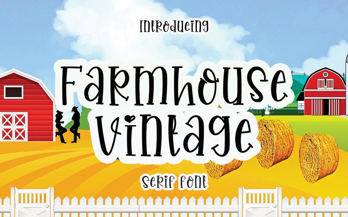 Farmhouse Vintage Font