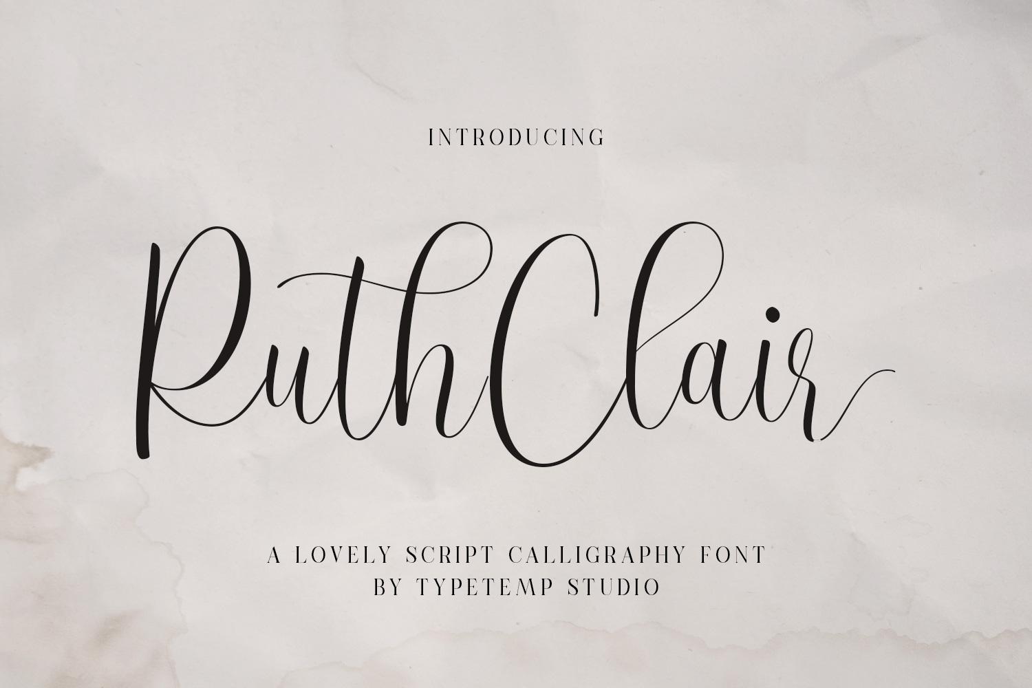 Ruth Clair Font