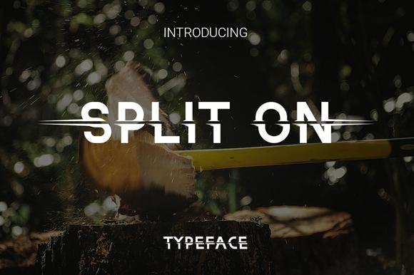 Split on Font